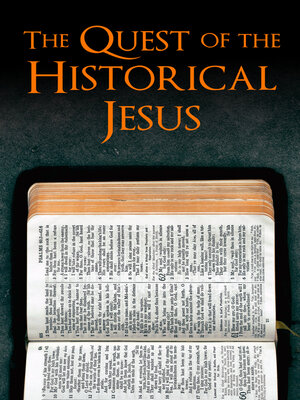 cover image of The Quest of the Historical Jesus